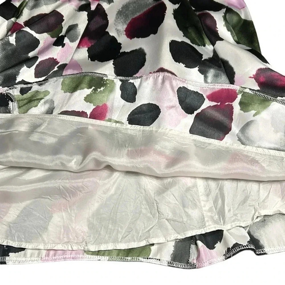 VTG Citrine,women halter dress 6. Made in Canada! Multicolor,ruching,bow,Flare - Picture 13 of 15